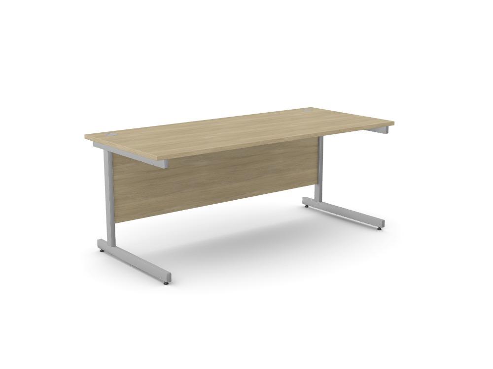 Ashford Metal Leg Straight Desk