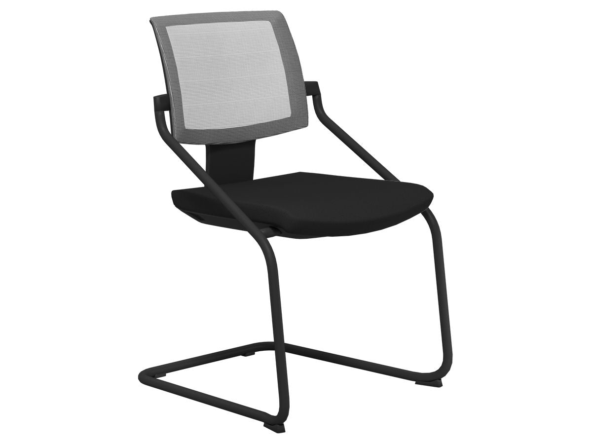 Xenon Net Stackable Visitor Chair, Cantilever Base - Model 20V