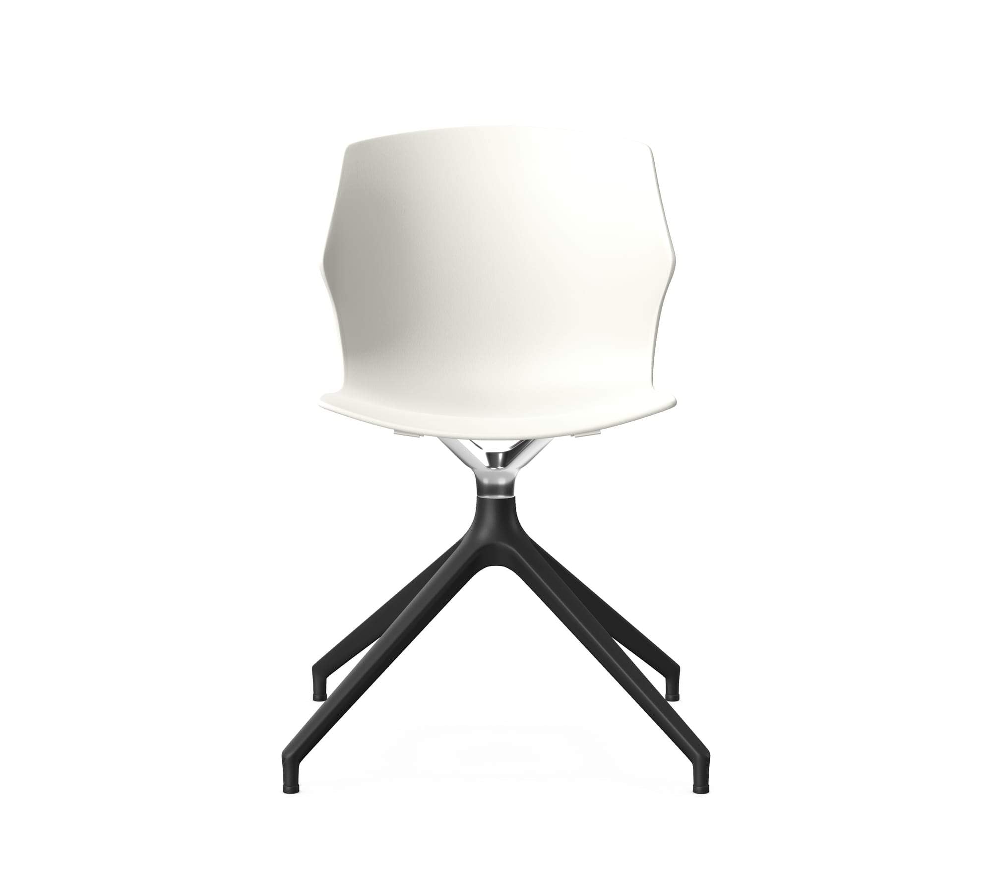DIFFUSE - Polypropylene Chair, Pyramidal Nylon Base