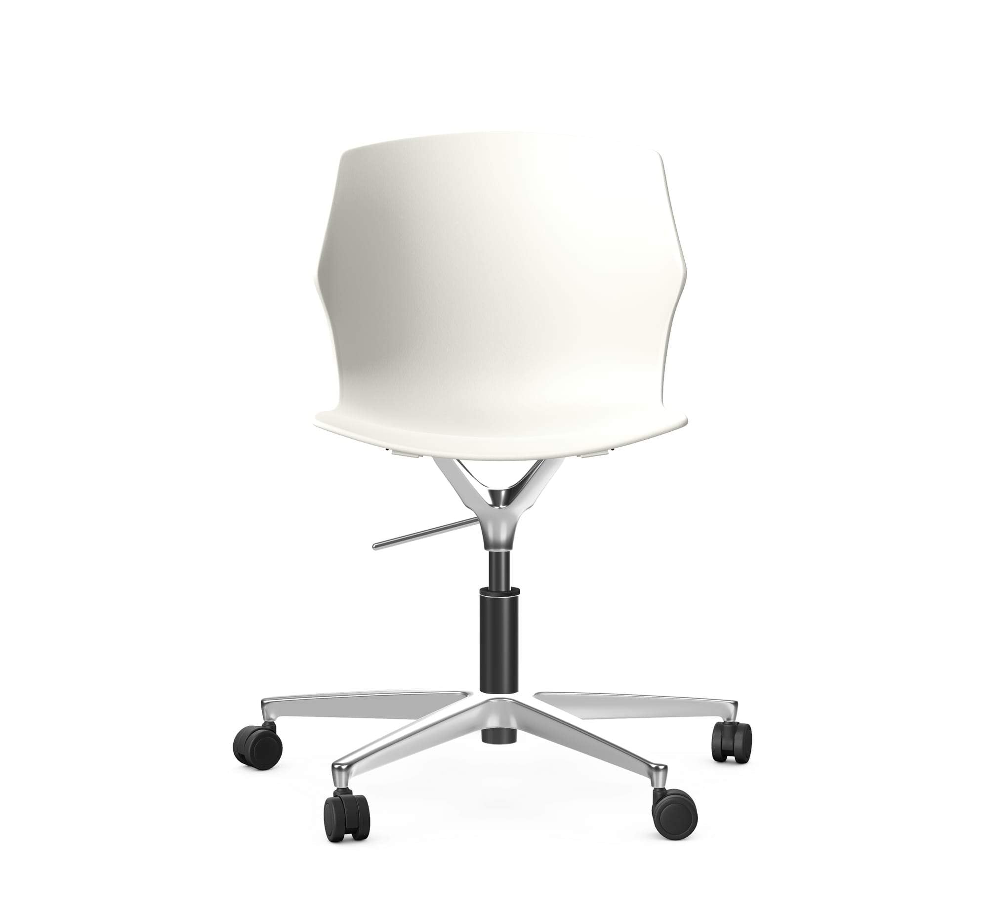 DIFFUSE - Polypropylene Chair, 5 Star Metal Base