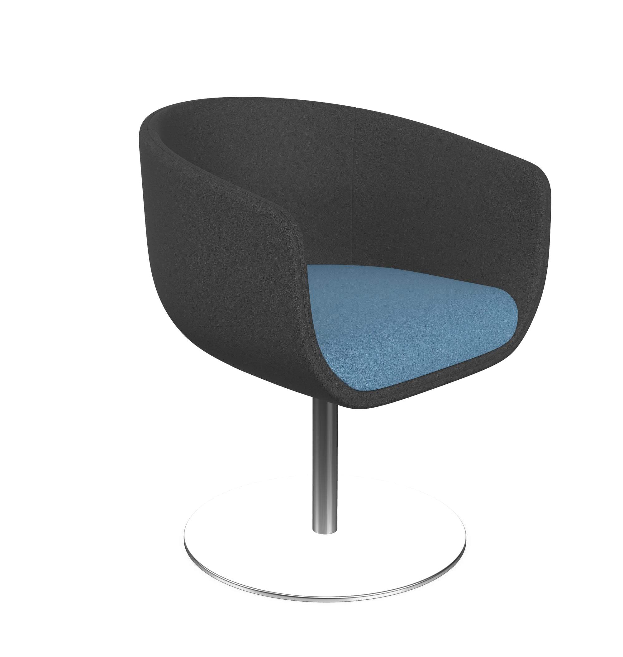 Nu Swivel Round Base Armchair - Model 20R